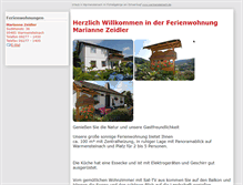 Tablet Screenshot of ferienwohnung-zeidler.warmensteinach.de